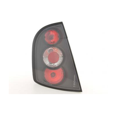 Kit De Pilotos Traseros Para Skoda Fabia Modelo 6y  97-07 Negro Fk Automotive