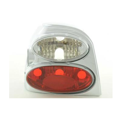 Kit De Pilotos Traseros Para Vw Golf 3 Modelo 1hxo  92-97 Cromado Fk Automotive