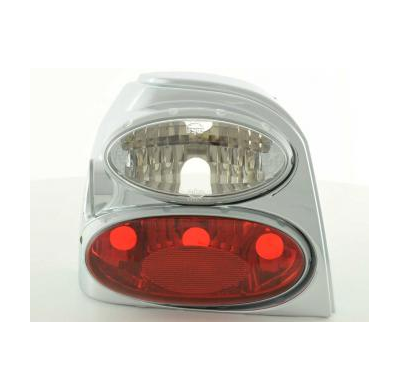 Kit De Pilotos Traseros Para Vw Golf 3 Modelo 1hxo  92-97 Cromado Fk Automotive