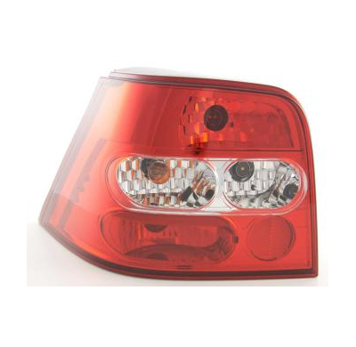 Kit De Pilotos Traseros Vw Golf 4  98-02, Rojo/Color Claro Fk Automotive