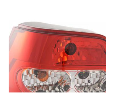Kit De Pilotos Traseros Vw Golf 4  98-02, Rojo/Color Claro Fk Automotive