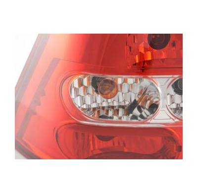 Kit De Pilotos Traseros Vw Golf 4  98-02, Rojo/Color Claro Fk Automotive