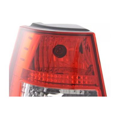 Kit De Pilotos Traseros Vw Golf 4 / Bora Variant  98-03, Rojo/Color Claro Fk Automotive