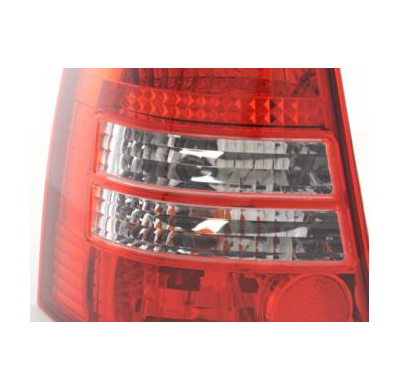 Kit De Pilotos Traseros Vw Golf 4 / Bora Variant  98-03, Rojo/Color Claro Fk Automotive