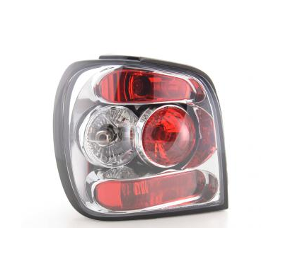 Kit De Pilotos Traseros Para Vw Polo Modelo 6n2  99-01 Cromado Fk Automotive