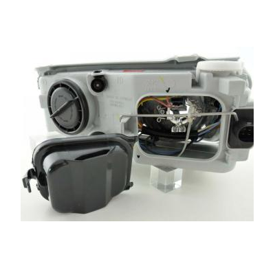 Faros Delanteros Angel Eyes Set  Vw Passat Modelo 35i  93-96 Negro Fk Automotive