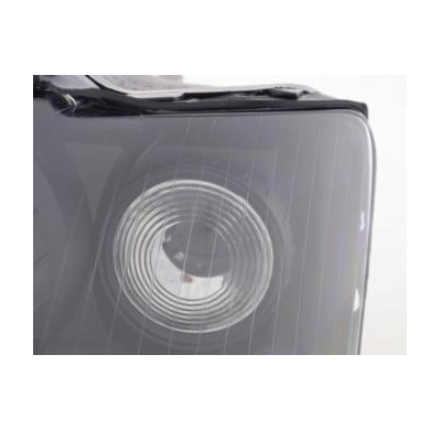 Faros Delanteros Set Angel Eyes Audi A4 Modelo 8e  01-04 Negro Fk Automotive