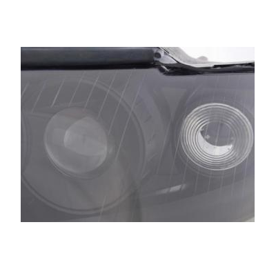Faros Delanteros Set Angel Eyes Audi A4 Modelo 8e  01-04 Negro Fk Automotive