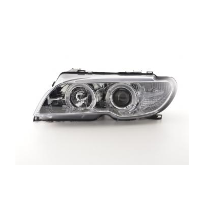 Faros Angel Eyes Bmw 3er E46 Coupe, Cabrio Bj. 03-05 Cromado Fk Automotive