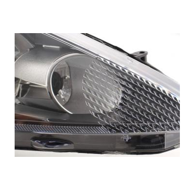 Faro De Recambio Lado Derecho Para Ford Fiesta 7 (Ja8) 3-/5 Puertas, Negro Fk Automotive