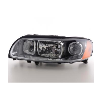 Faro De Recambio Lado Izquierdo Para Volvo S60 (R) 04-09, Negro Fk Automotive