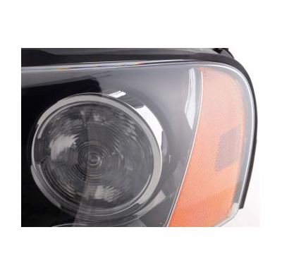 Faro De Recambio Lado Izquierdo Para Volvo S60 (R) 04-09, Negro Fk Automotive