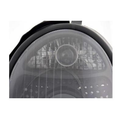 Faros Delanteros Set Angel Eyes Mercedes-Benz Clk Modelo W208, Negro Fk Automotive