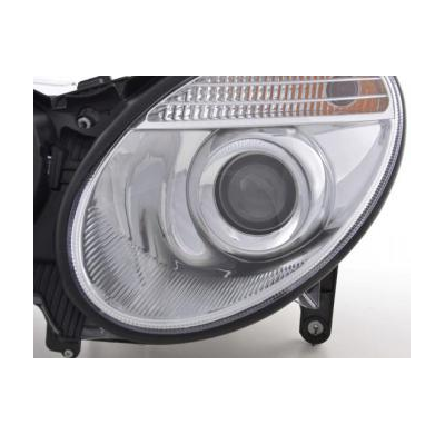 Faros Delanteros Set Angel Eyes Mercedes-Benz Clase E Modelo W211  02-06, Cromado Fk Automotive
