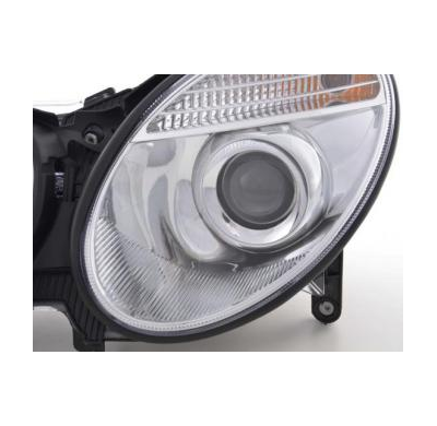 Faros Delanteros Set  Mercedes-Benz Clase E Modelo W211  06-08, Cromado Fk Automotive