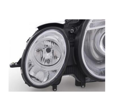 Faros Delanteros Set  Mercedes-Benz Clase E Modelo W211  06-08, Cromado Fk Automotive