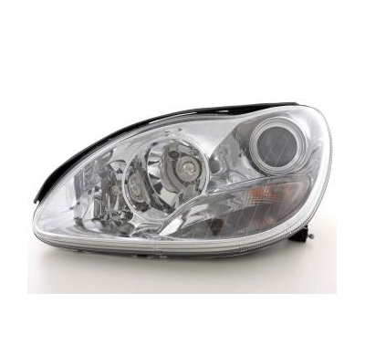 Faros Delanteros Set Angel Eyes Mercedes-Benz Clase S Modelo W220, Cromado Fk Automotive