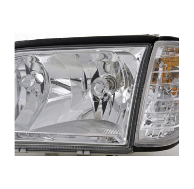 Faros Delanteros Set Angel Eyes Mercedes-Benz Clase S Modelo W140, Cromado Fk Automotive