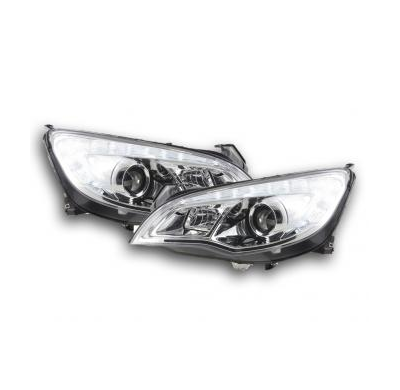 Faros Opel Astra J 5-Puertas Bj. 2009-2012 Cromado Con Motor Fk Automotive
