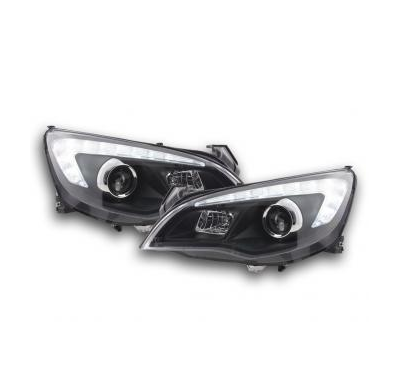 Faros Opel Astra J 5-Puertas Bj. 2009-2012 Negro Con Motor Fk Automotive