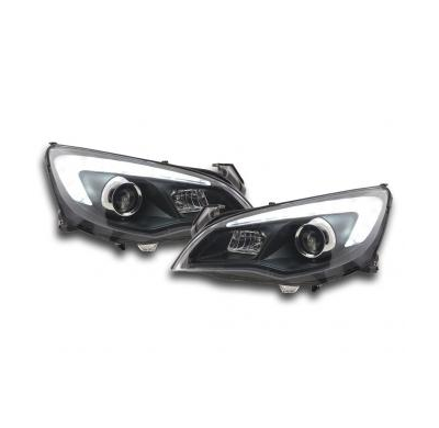 Faros Opel Astra J 5-Puertas Bj. 2009-2012 Negro Asien-Modell Fk Automotive