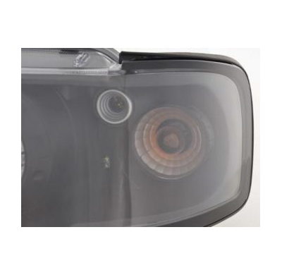 Faros Delanteros Set Angel Eyes Audi A3 Modelo 8l  96-00 Negro Fk Automotive