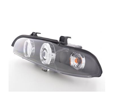Faros Delanteros Set Angel Eyes Bmw Serie 5 Modelo E39  95-00 Negro Fk Automotive