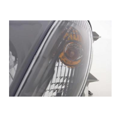 Faros Delanteros Set Angel Eyes Mercedes-Benz Slk Modelo 170, Negro Fk Automotive