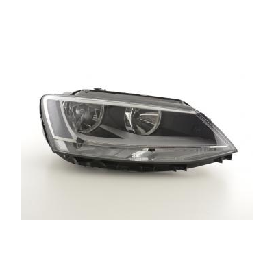 Faro Delantero Derecho Vw Jetta 6 Bj. Ab 2010 Negro Fk Automotive