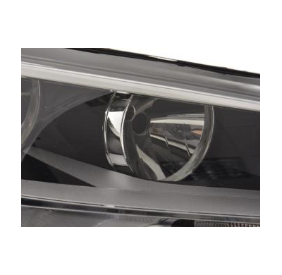 Faro Delantero Derecho Vw Jetta 6 Bj. Ab 2010 Negro Fk Automotive