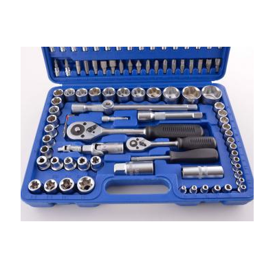 Caja Herramientas Knarren Set 1/4 + 1/2 Zoll 108-Piezas