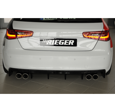 FOX 3-puerta. (Hatchback 8V1) 5 puertas. (Sportback 8VA) Añadido trasero Rieger - Audi A3 8V Año:07.12-08.16 (Hasta Facelift)