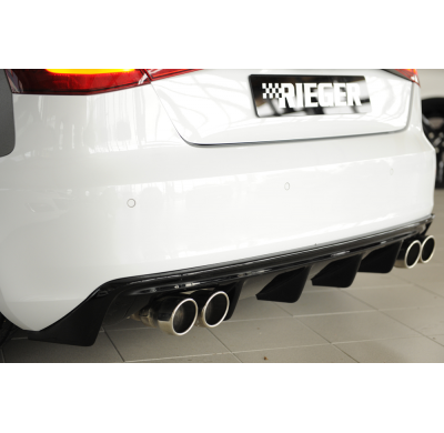 FOX 3-puerta. (Hatchback 8V1) 5 puertas. (Sportback 8VA) Añadido trasero Rieger - Audi A3 8V Año:07.12-08.16 (Hasta Facelift)