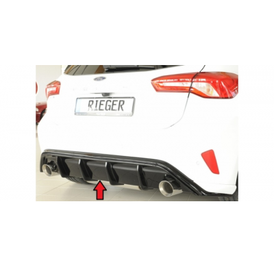 Inserto de faldón trasero Rieger - Ford Focus 4 ST-Line Focus 4 (DEH): 09.18- | 5-dr. (hatchback) Focus 4 ST (DEH): 06.19- | 5-d