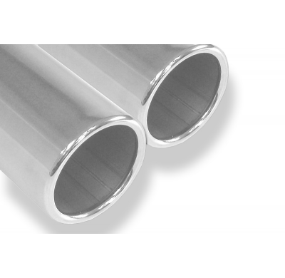 Tubos de escape para Mini Cooper S R52/R53 con silenciador trasero FOX, abrazaderas incluidas - 2x76 tipo 12 central Fox exhaust