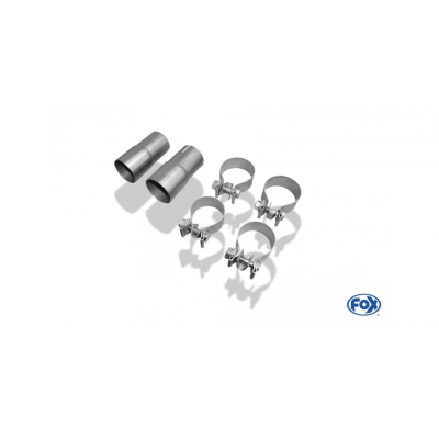 Escape FOX Mercedes CLS W218 escape final duplex 63,5mm - 2x90 24 duplex