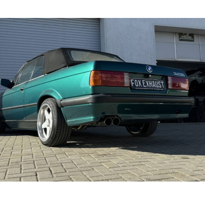 Silenciador final M-Technik para BMW E30 320i/325i - 2x76 tipo 14 Fox exhaust