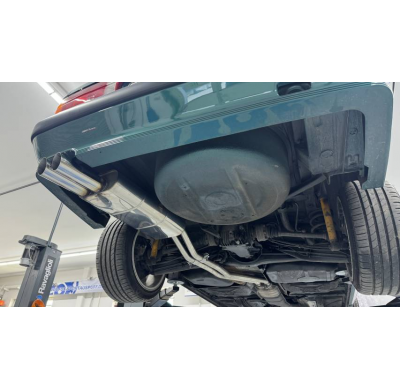 Silenciador final M-Technik para BMW E30 320i/325i - 2x76 tipo 14 Fox exhaust