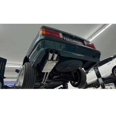 Silenciador final M-Technik para BMW E30 320i/325i - 2x76 tipo 14 Fox exhaust