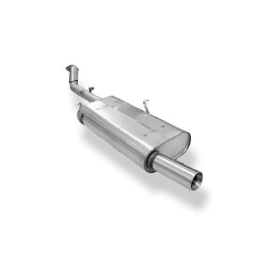 Silenciador final para BMW E30 316i/318i Limousine/Cabrio - 1x80 ty Fox exhaust