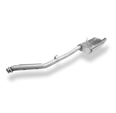 Silenciador final para BMW E30 316i/318i Limousine/Cabrio - 1x80 ty Fox exhaust