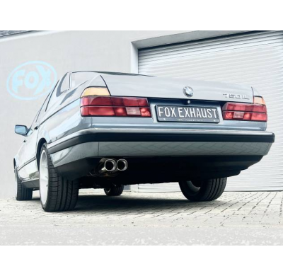 Silenciador final para BMW E32 730i/ 735i/ 740i/ 740iL/ 750i/ 750iL Fox exhaust