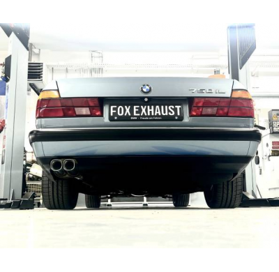 Silenciador final para BMW E32 730i/ 735i/ 740i/ 740iL/ 750i/ 750iL Fox exhaust