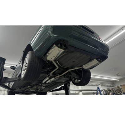 Silenciador final derecho/izquierdo para BMW E38 730i/ 735i/ 740i - 2x63 ty Fox exhaust