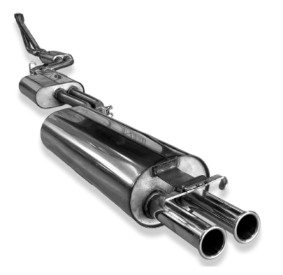 Mercedes W123/S123 - 4 cilindros. Sistema parcial desde el catalizador. Fox exhaust
