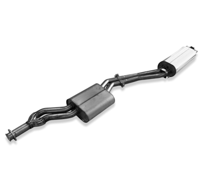 Mercedes W123/S123 - 4 cilindros. Sistema parcial desde el catalizador. Fox exhaust