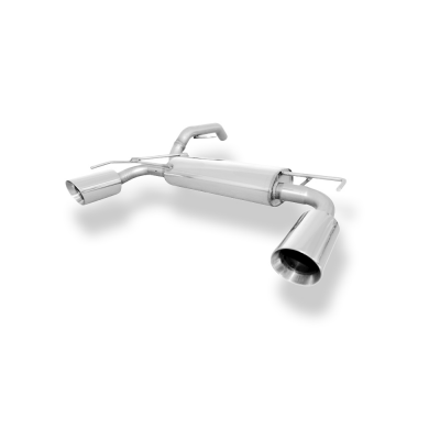 Opel Adam S Silenciador final cruzado - salida derecha/izquierda - 1x90 ty Fox exhaust