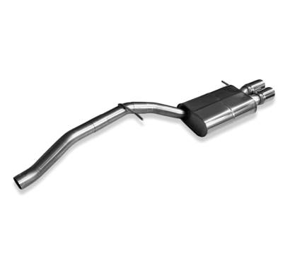 Seat Leon 5F ST - Eje trasero rígido Silenciador final - 2x90 t Fox exhaust