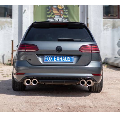 VW Golf VII Variant R - 4-Motion Trasero y Presilenciador - 2x100 Tipo 29 derecha / izquierda Fox exhaust