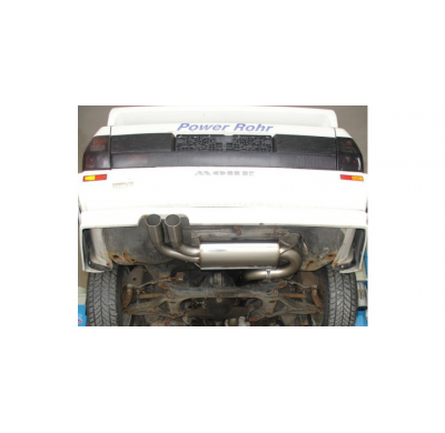 Escape FOX Audi Urquattro escape final Ø70mm - 2x76 10